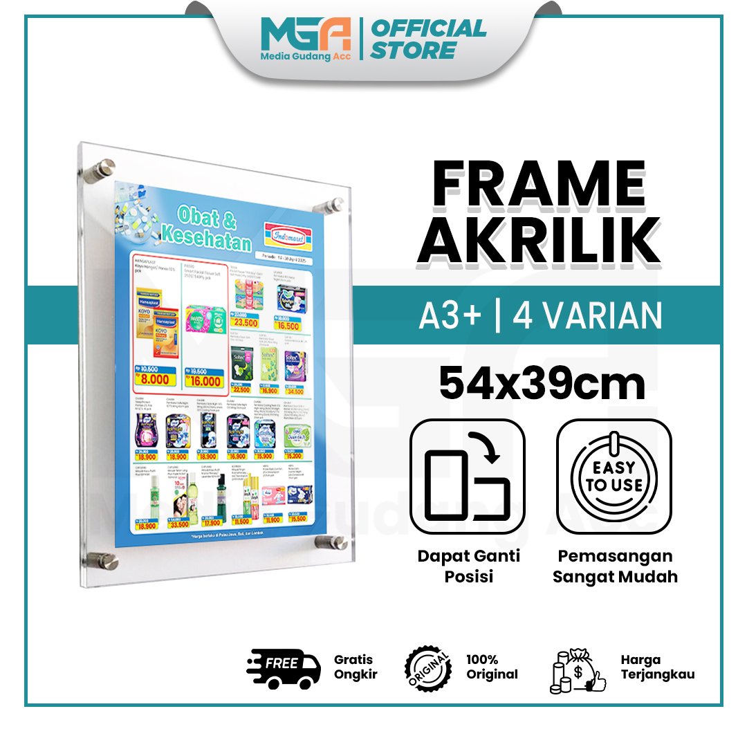 Frame Akrilik Dinding A3+