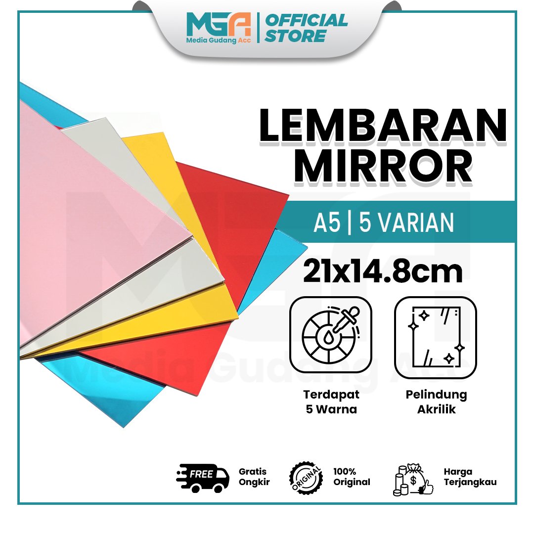 Akrilik Lembaran Mirror A5